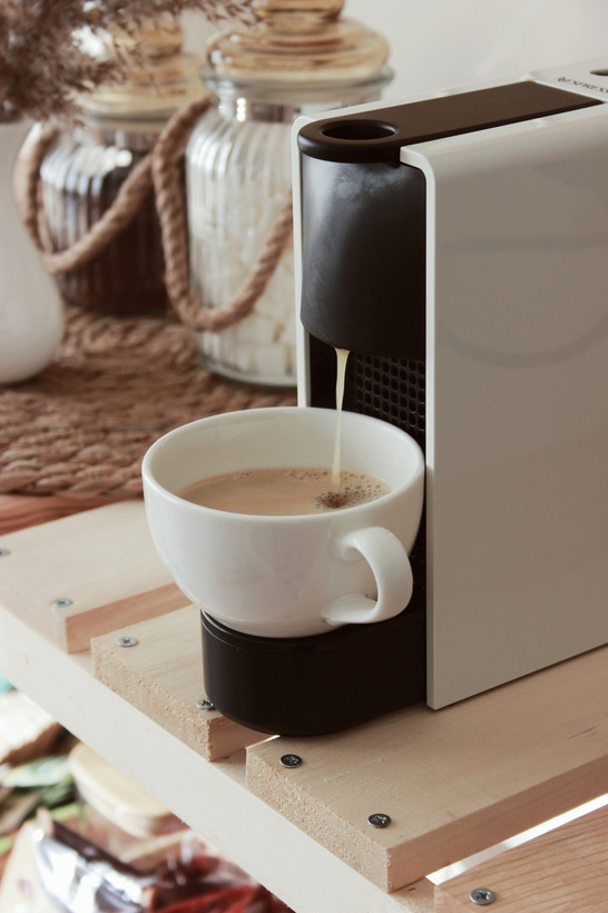 A Coffee Maker Making Coffee
